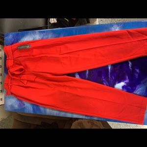 flirtatious red pants